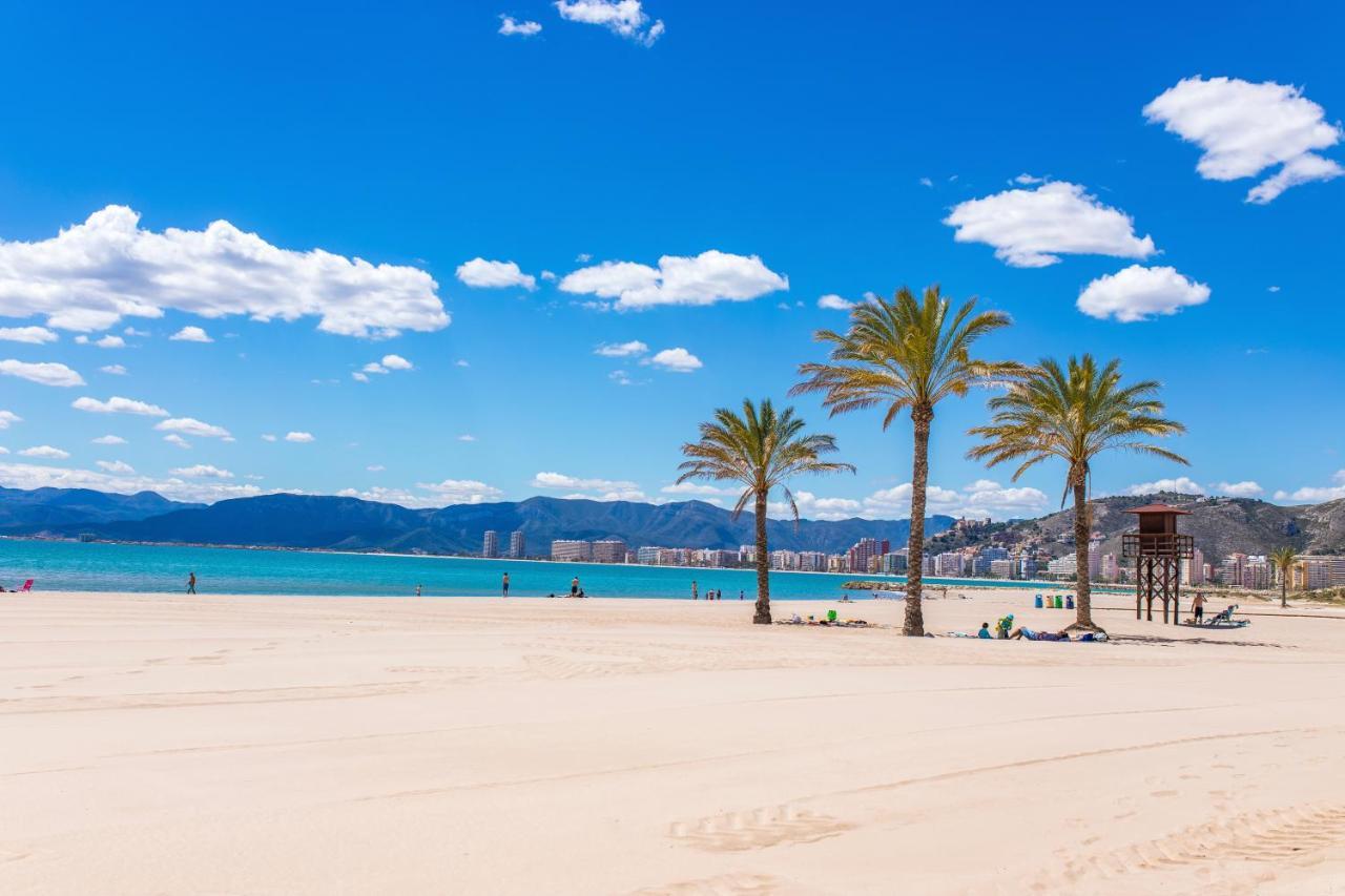 Apartamento NUEVO, Primerísima línea con Wifi y Parking gratis en Playa San Antonio Cullera Exterior foto